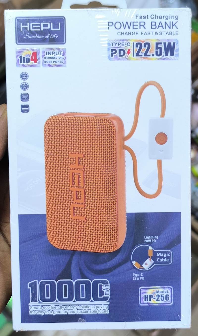 Power Bank HEPU 10000 mAh