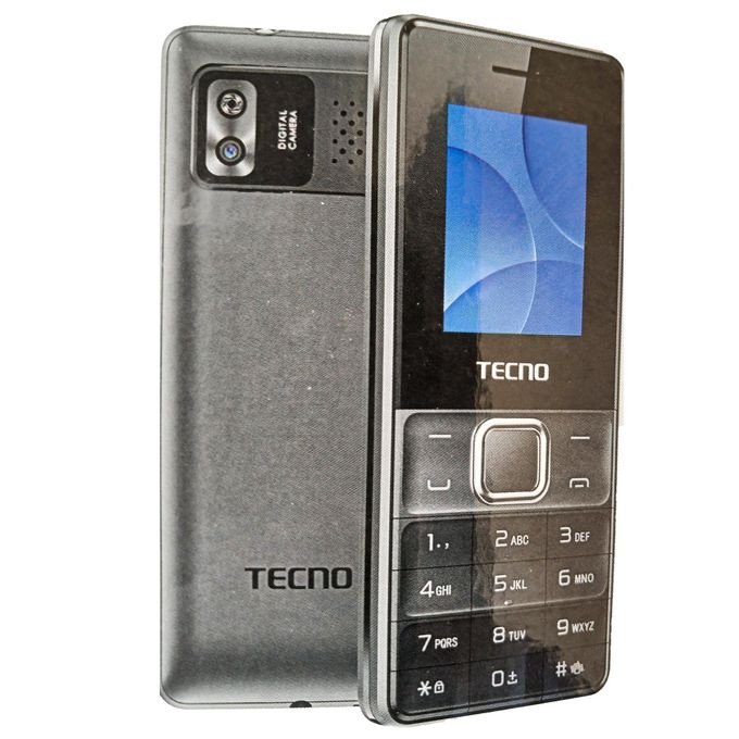 Tecno T102 – Téléphone Basique Double SIM avec Radio FM & Batterie Longue Durée
