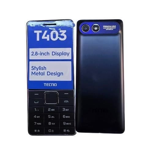 Tecno T403 – Téléphone Basique Double SIM avec Batterie Longue Durée & Radio FM
