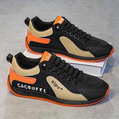 GALUIN Chaussures de sport tendance nouvelle mode 2024 pour hommes - orange