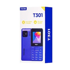 Tecno T301 – Téléphone Basique Double SIM avec Radio FM & Batterie Longue Durée
